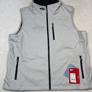 Helly Hansen Crew Vest 2XL Navy Softshell Wind/Water-Resistant Note-Has Logo